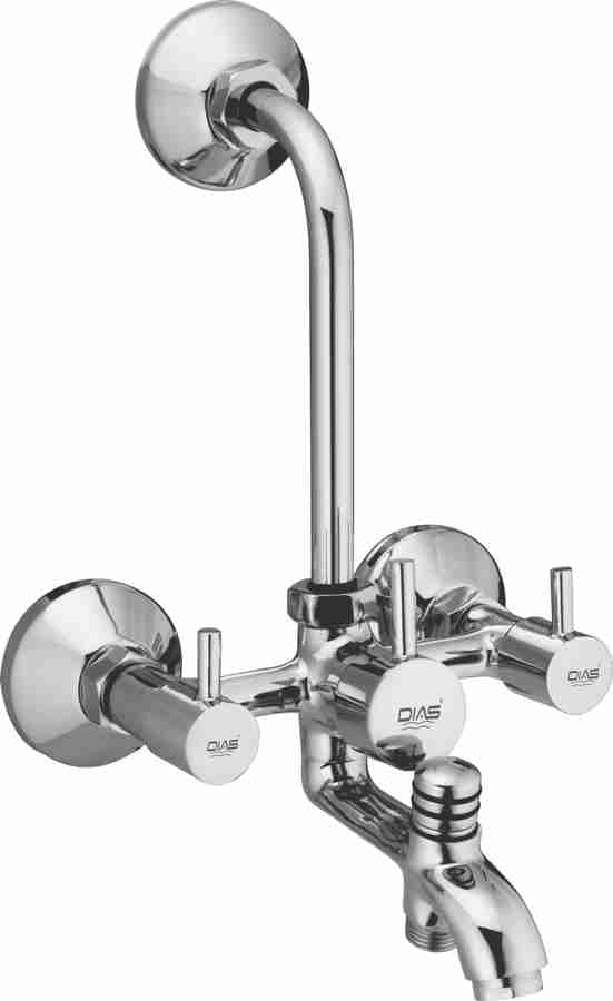 DIAS JY1681 Wall Mixer 3 in 1 With Bend Pipe Mixer Faucet Price in