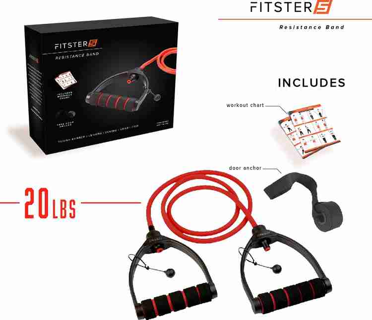 Fitster5 Premium Exercise Resistance Band with adjustable foam handle for Strength Training Exercise Fitness Yoga Pilates Resistance Tube Buy Fitster5 Premium Exercise Resistance Band with adjustable ...
