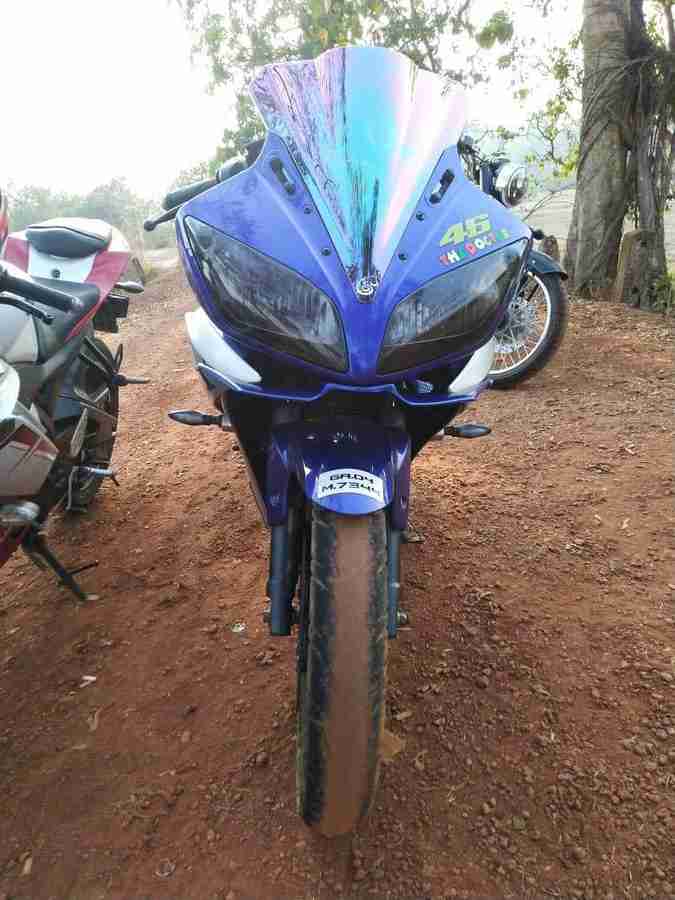 Rtech SAIGA PARTS WINGLET FOR YAMAHA R15 V2 BLUE Bike Fairing