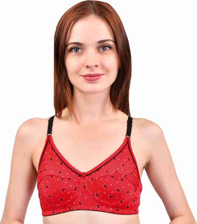 Buy POOJARAGENEE Pooja Ragenee Womens Cotton Blend Full Coverage D Cup  Molded Bra (RM33D_3P_BL_WH_SK) Black-White-Nude at