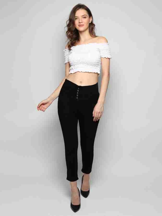 flying girls Flared Women Black Jeans - Buy flying girls Flared Women Black  Jeans Online at Best Prices in India