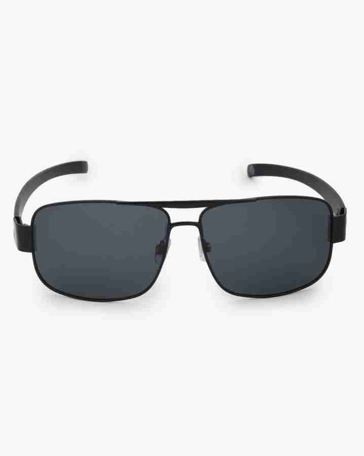 Buy CARLTON LONDON Rectangular Sunglasses Black For Men Online