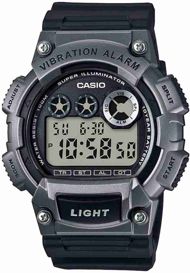 Vibration alarm watch store casio