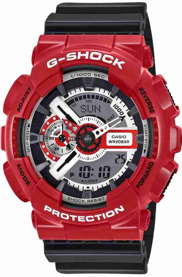 G shock black and hotsell red price