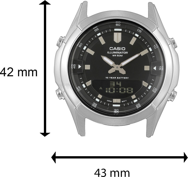casio ad237 enticer men's watch