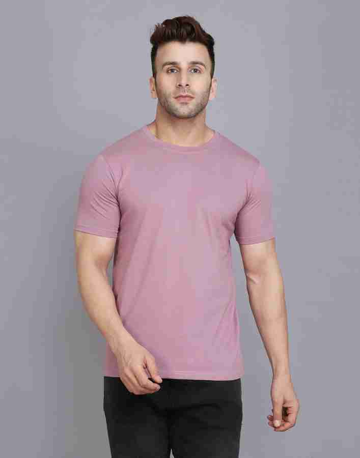 Buy Soft Pink - Cotton Solid Shirts For Men Online in India -Beyoung