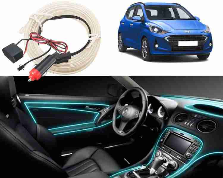 Selifaur DL L128 Ice Blue 5 Meter EL Wire Car Interior Light