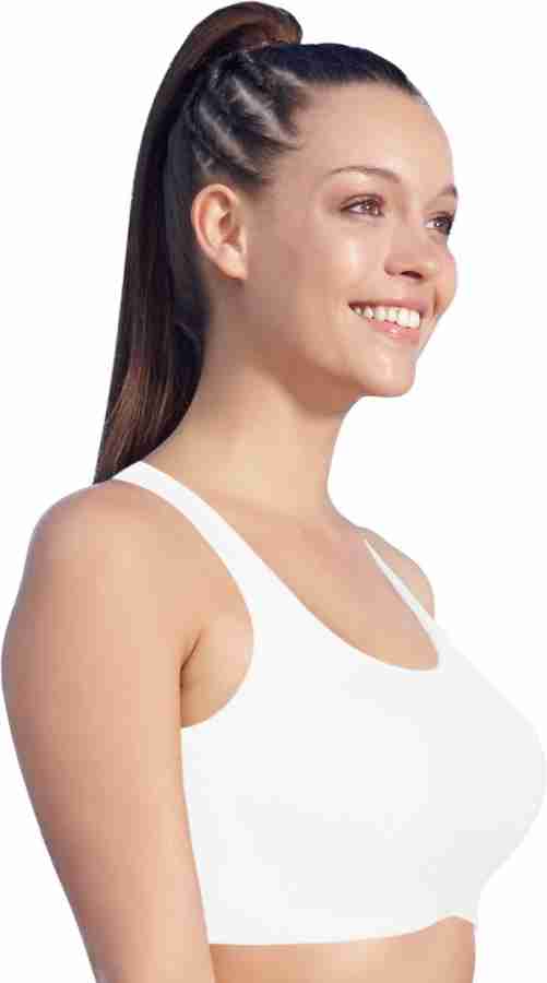 Enamor Low Impact Cotton Bra For Women - Non-Padded, Non-Wired, High-C