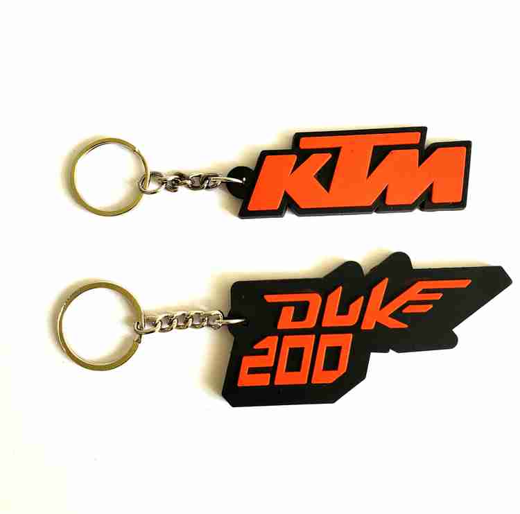 ShopTalk KTM Duke 200 High Quality Rubber Bike Key Chain Price