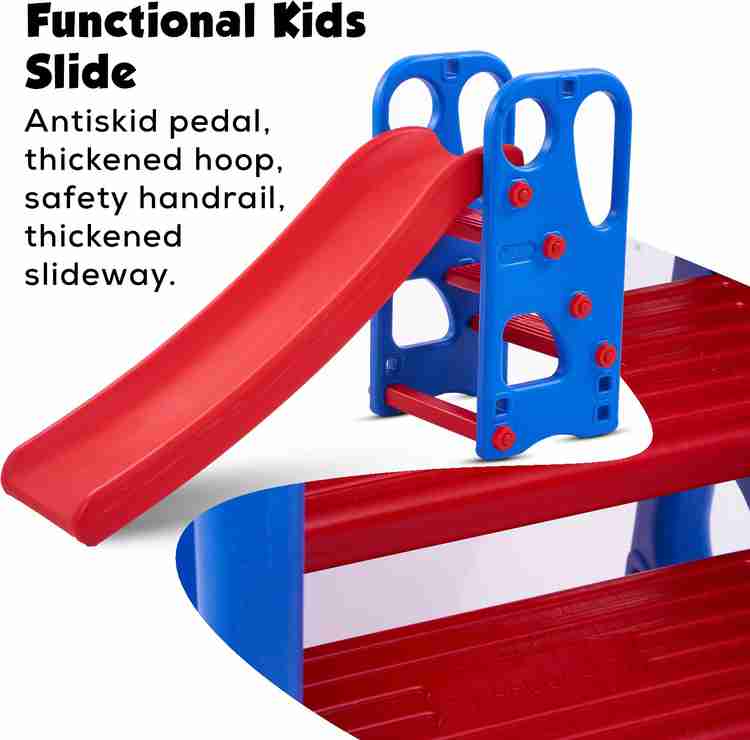 Outdoor climber with slide top