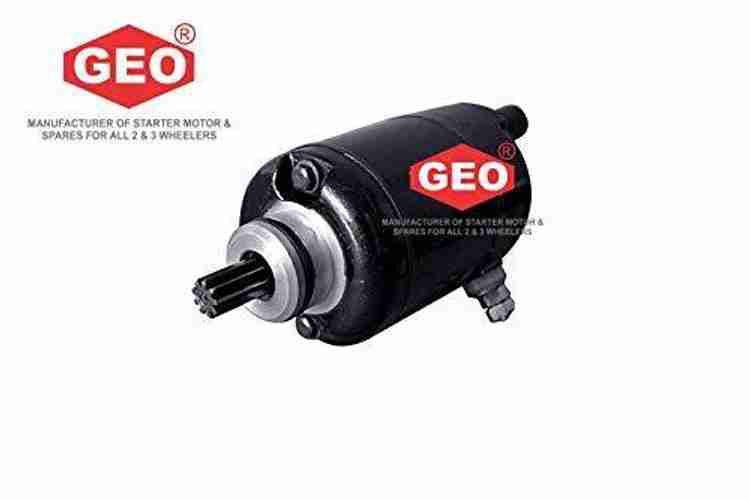 GEO Self Starter Motor Assembly for Motorcycle Scooters Bajaj Pulsar 220 Pulsar 200 Vehicle Starter Motor Price in India Buy GEO Self Starter Motor Assembly for Motorcycle Scooters Bajaj Pulsar 220 Pu...