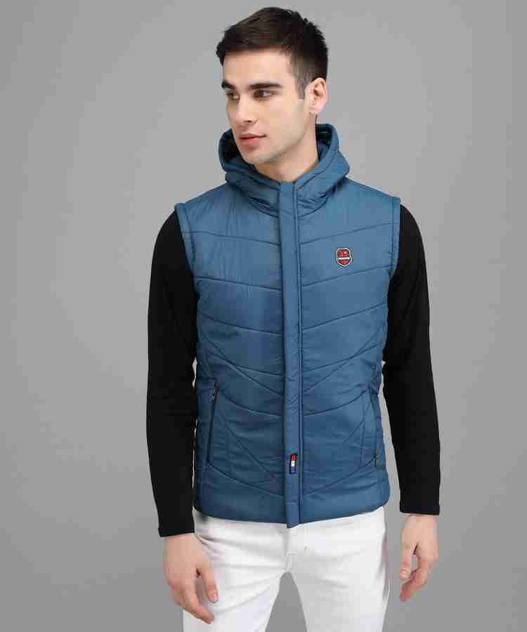 Sleeveless solid men's jacket 2025