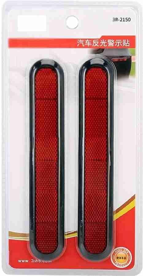 PRTEK Stick on Rectangular Reflectors Safety Spoke Reflective