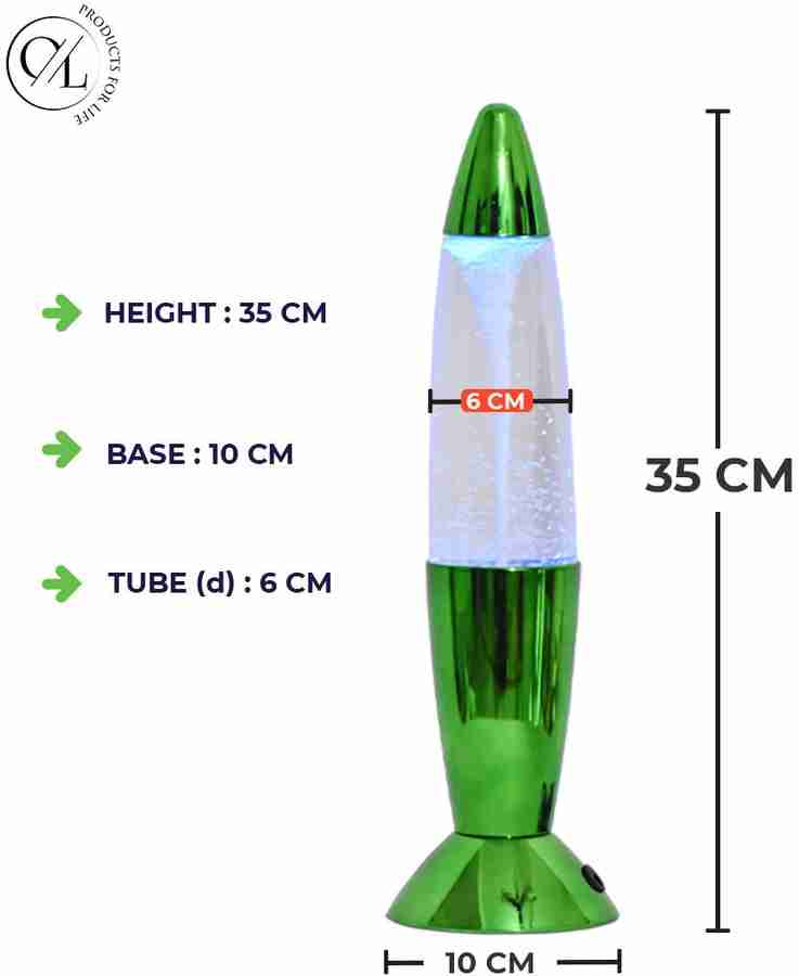 OneLife Green Tornado Lava Lamp LED Vintage 14 Night Lamp Price