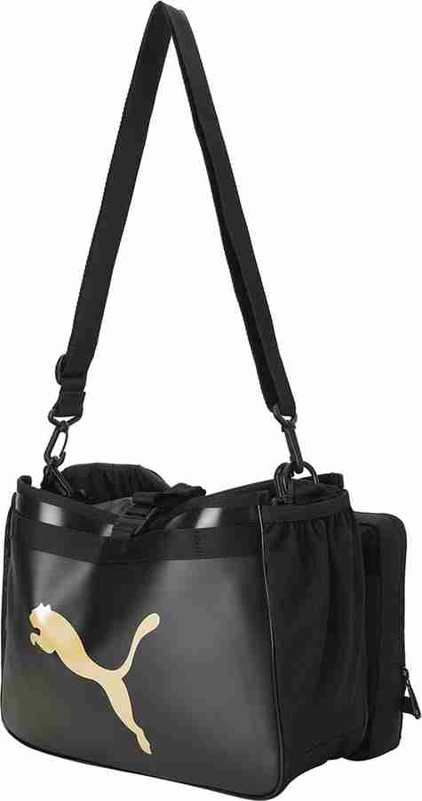Buy PUMA Women Black Hand held Bag Black Bright Gold Online Best Price in India Flipkart