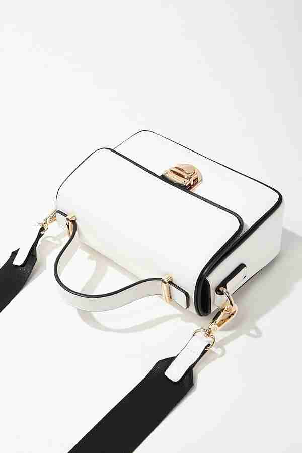 FOREVER 21 White Sling Bag CROSSBODY White Price in India Flipkart