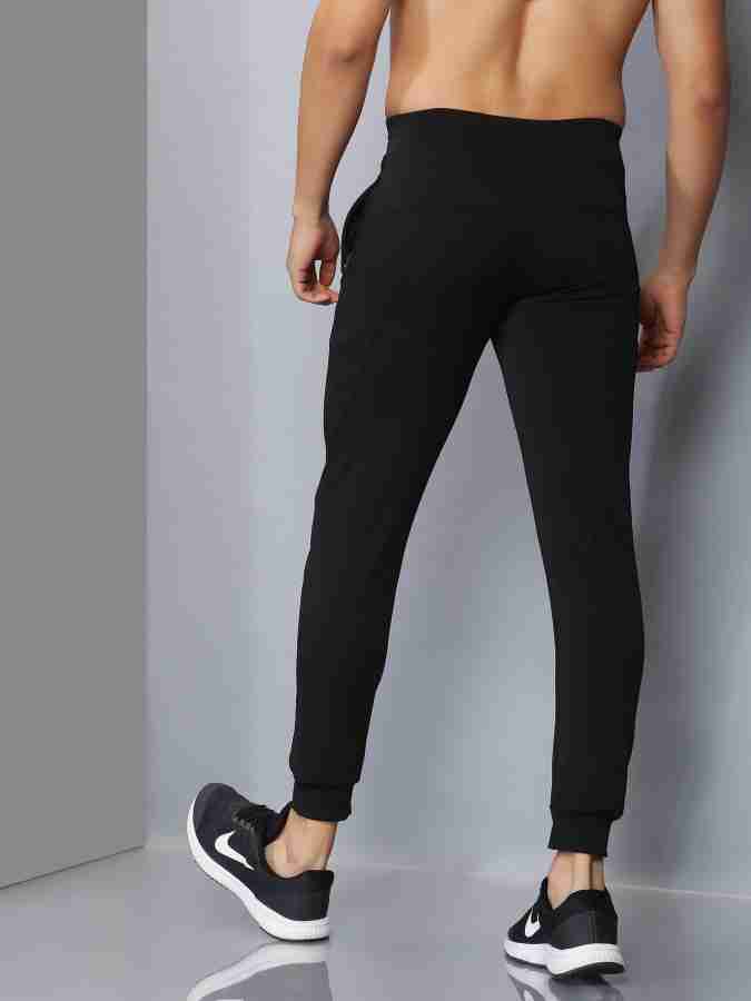 Kraasa Solid Men Black Track Pants - Buy Kraasa Solid Men Black Track Pants  Online at Best Prices in India