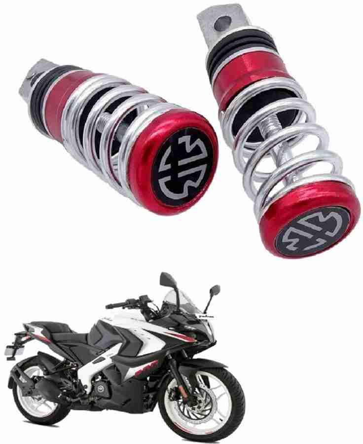 Miwings Red Foot Rest For Bajaj Pulsar RS 200 Foot Rest Price in