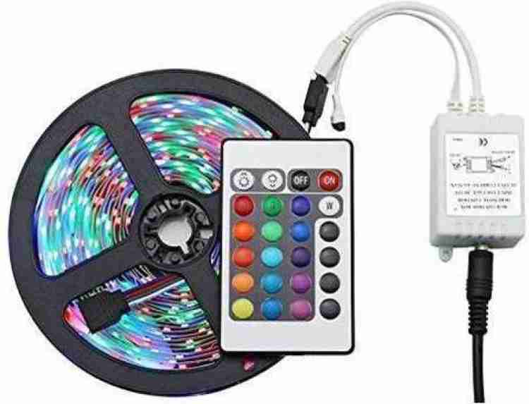 Vividlits Rgb LED light 3 Meter with Remote Control Light Strip Price in  India - Buy Vividlits Rgb LED light 3 Meter with Remote Control Light Strip  online at