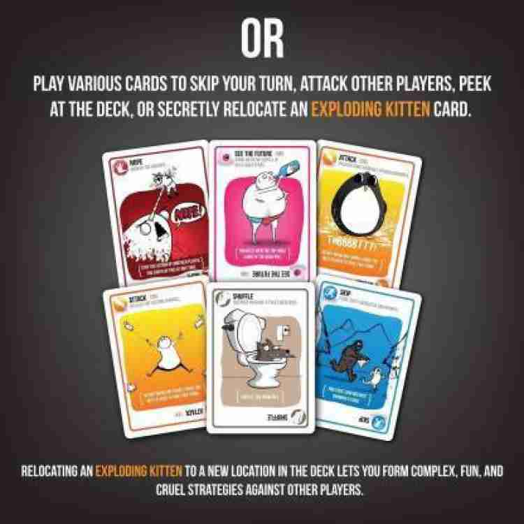 SKTOYZONE Exploding Kittens Card Game For Adults Board Game
