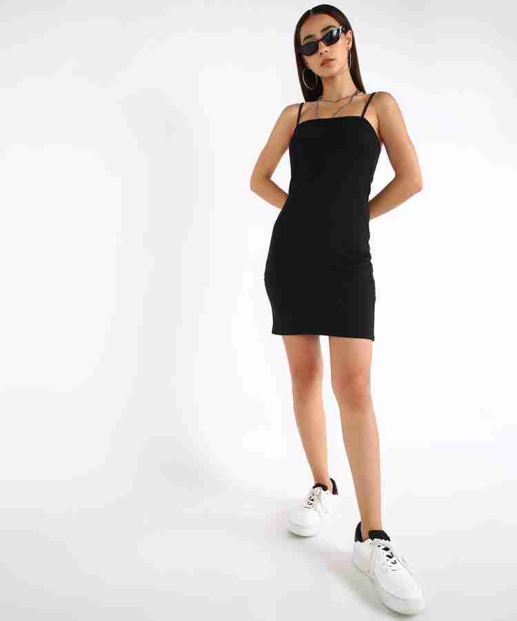 Forever 21 black bodycon dress discount