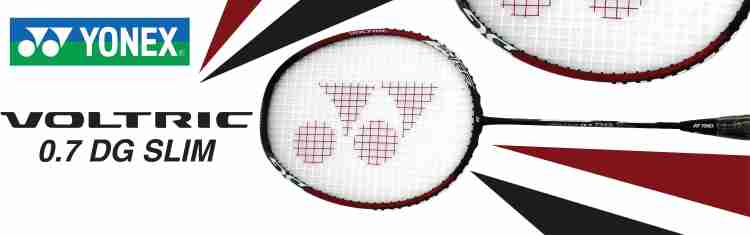 Yonex Voltric 0.7 DG Slim Badminton Racquet (Tri Voltage System, 35 lbs  Tension, Slim Shaft) - Buy Yonex Voltric 0.7 DG Slim Badminton Racquet (Tri  Voltage System, 35 lbs Tension, Slim Shaft)