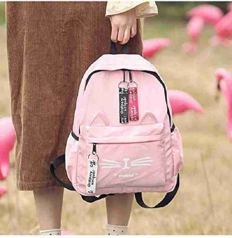 SS Enterprises Small 10 L Backpack Stylish College Pink for girls 10 L Backpack pink Price in India Flipkart