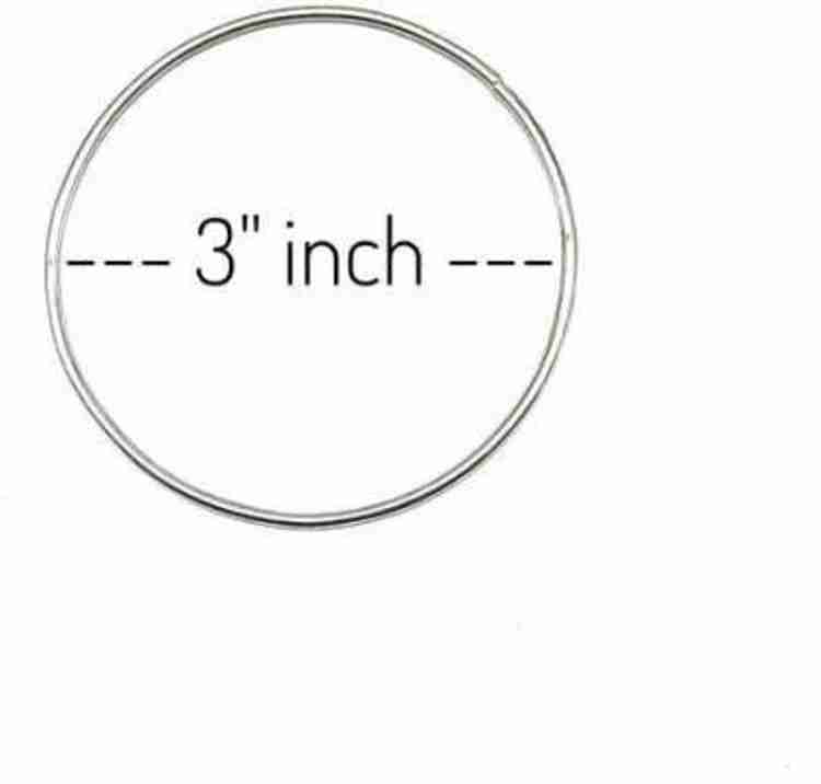 3 inch top metal rings