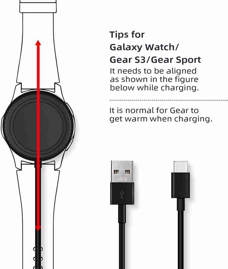 Oboe Wireless Charging Dock for Samsung Galaxy Watch 3 Active 2 1 Galaxy Watch Gear Sport S3 USB C Charging Cable for Samsung Galaxy S21 S20 S10 Note 20 10 9 8 and More 3.9ft 2 in 1 Charger Cable Char...