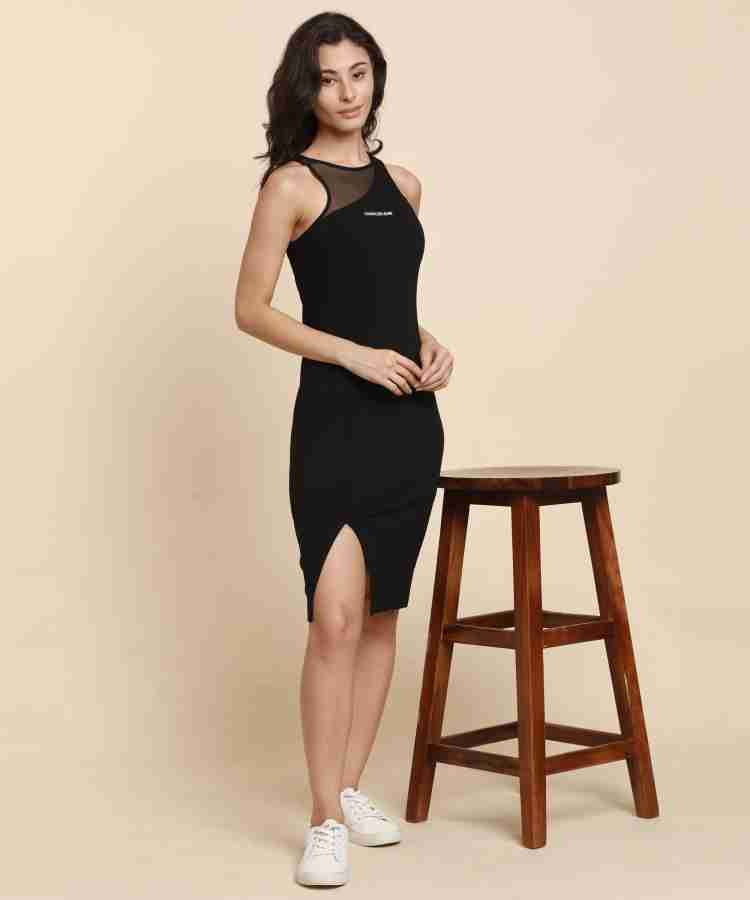 Black dress calvin deals klein