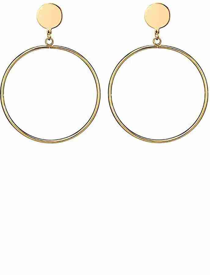 Flipkart Buy Vertical Roots Inc Artificial Golden Round Hoop