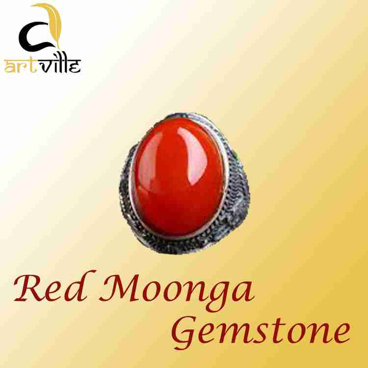 ARTVILLE ARTVILLE Red Coral Gemstone for Locket or Pendant