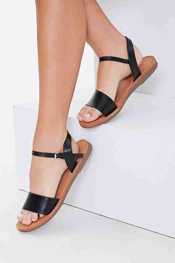 Forever 21 black sandals store
