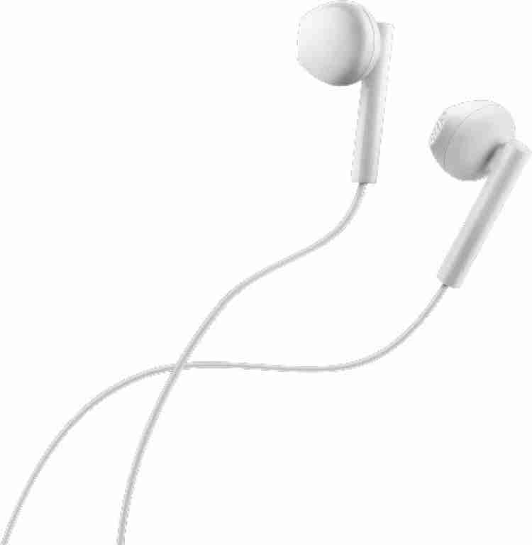 LAVA Elements E3 in Ear Earphone with Mic and Clear Sound White