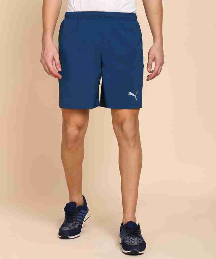 Blue puma shorts new arrivals