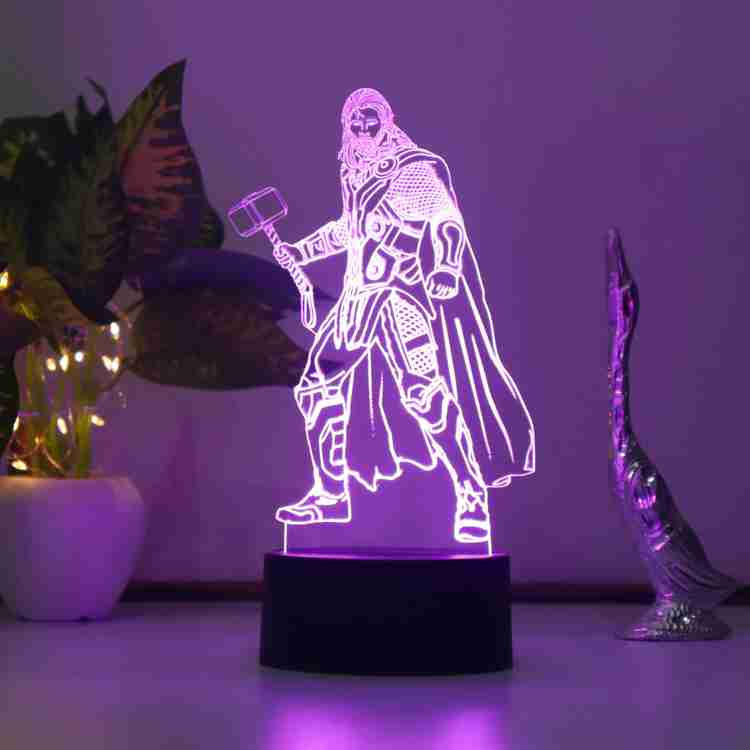 Avengers night light sale 3d