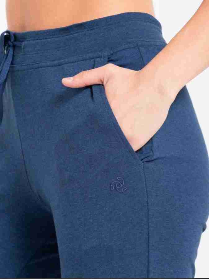 JOCKEY Solid Women Dark Blue Track Pants - Buy JOCKEY Solid Women