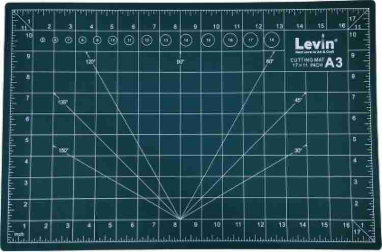 Levin A3 size cutting mat Professional Self-Healing Layered Double Sided  Durable Non-Slip PVC Cutting Mat green Cutting Mat Price in India - Buy Levin  A3 size cutting mat Professional Self-Healing Layered Double