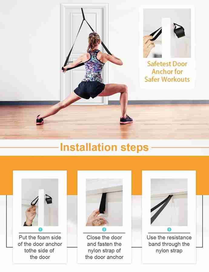 shadow fit Resistance Band For Exercise Stretching 2bands door anchors Resistance Tube Buy shadow fit Resistance Band For Exercise Stretching 2bands door anchors Resistance Tube Online at Best Prices ...