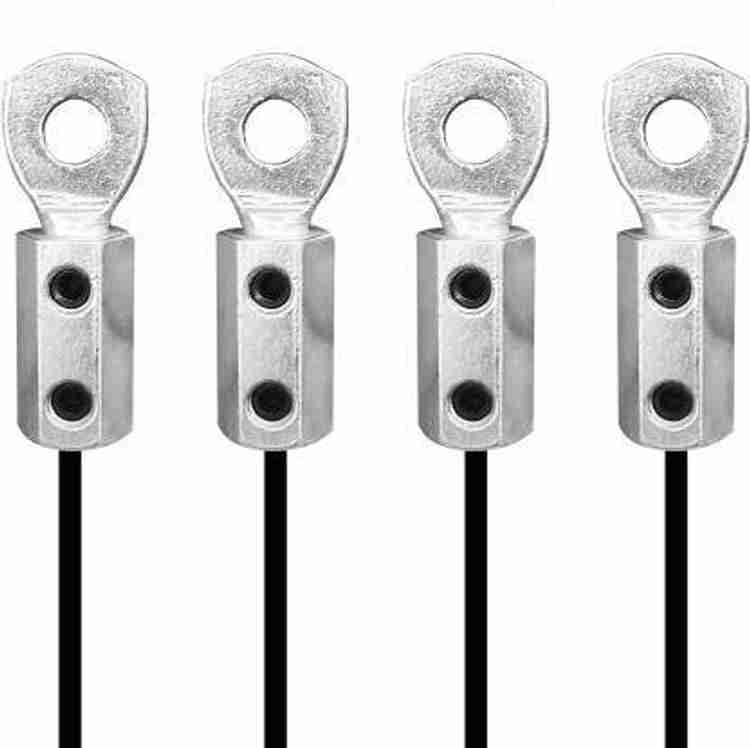 LCARNO Gym Machine Attachments Wire Cable Connector Lock Holder Clipper 4 pcs Multi training Bar