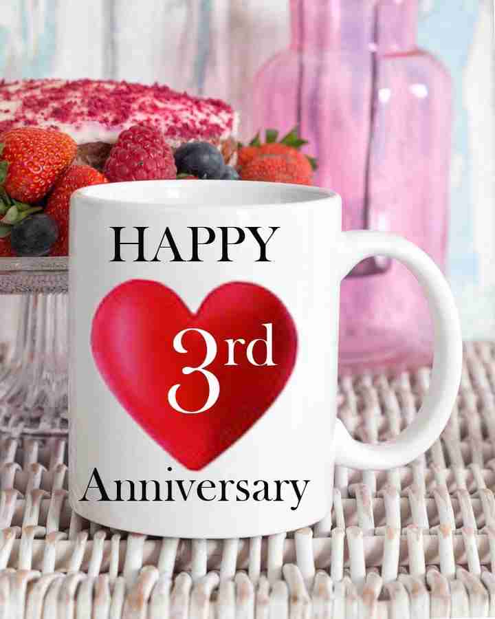 Days Quoted HAPPY 3RD ANNIVERSARY GIFT FOR HUSBAND WIFE DIDI JIJU