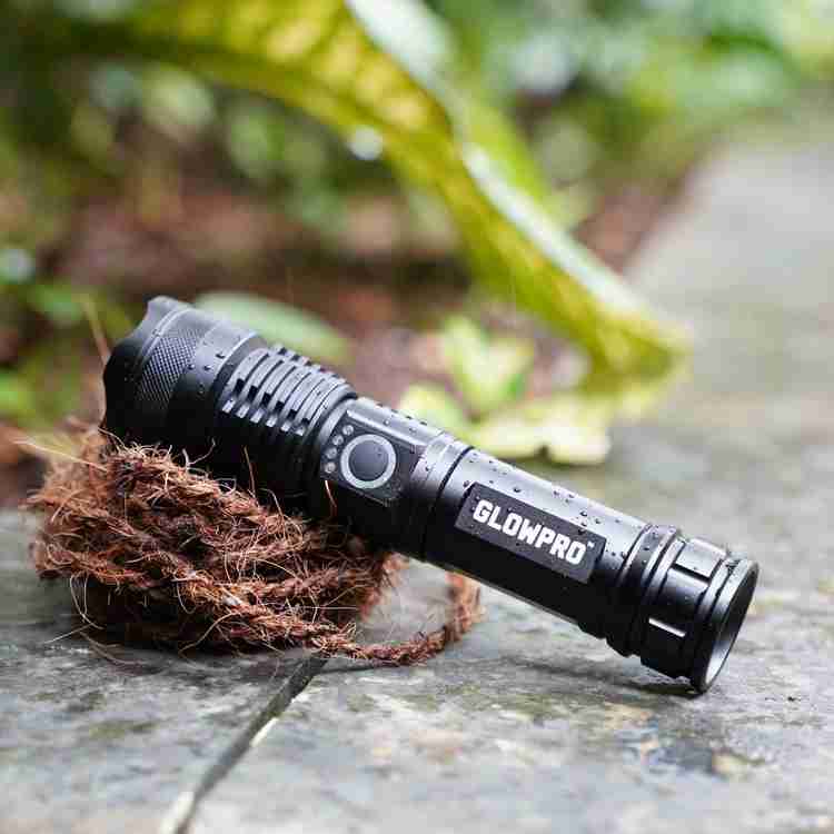 GlowPro FX1000 High Power LED Flashlight USB Rechargeable 5 Modes