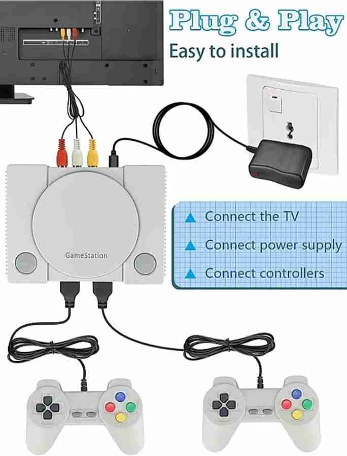 Tbon video game set for tv gaming for 2 players with 999 games