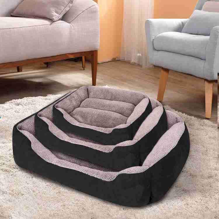 Royal Pets Cart Dog Cat Bed Black Brown Color Anti skid bottom Machine washable Reversible XXXL Pet Bed Price in India Buy Royal Pets Cart Dog Cat Bed Black Brown Color Anti skid