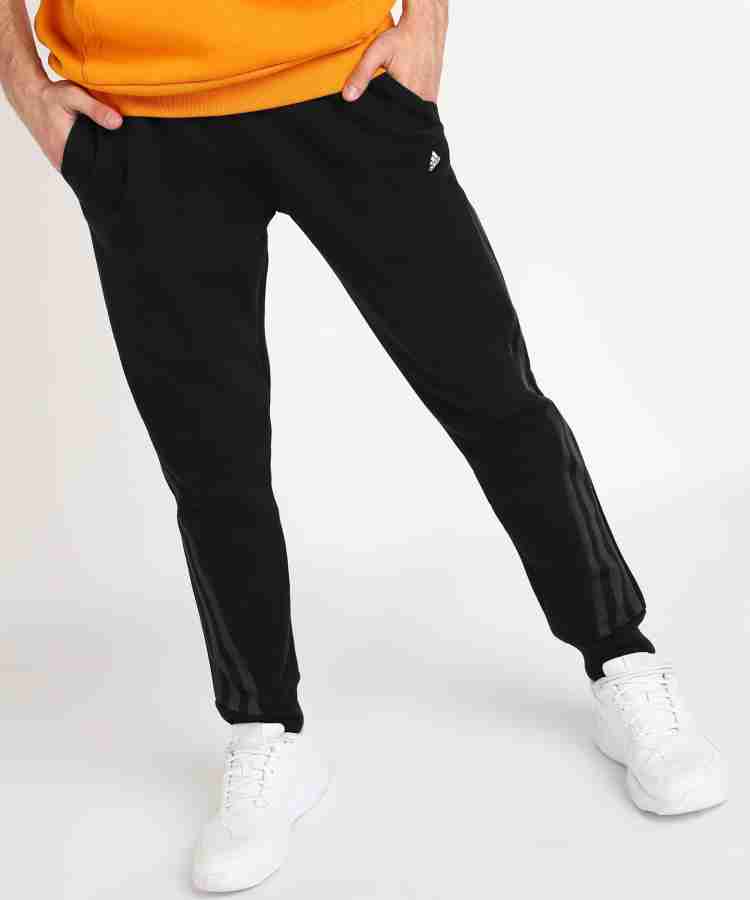 ADIDAS Solid Men Black Track Pants - Buy ADIDAS Solid Men Black Track Pants  Online at Best Prices in India