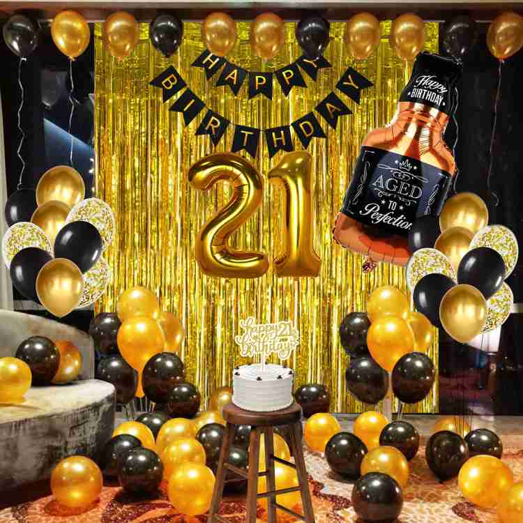 21st birthday decorations for a girl clearance