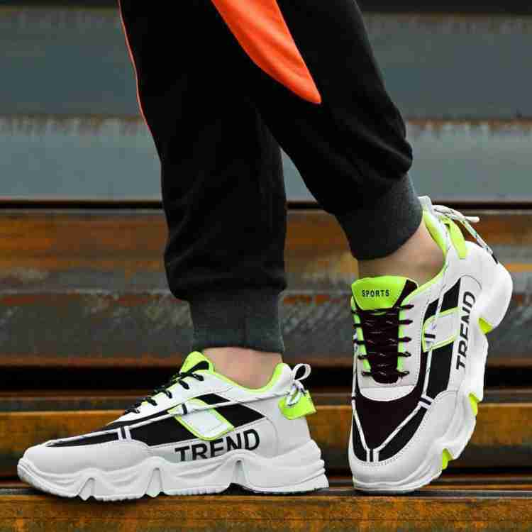 Neon fashion sneakers