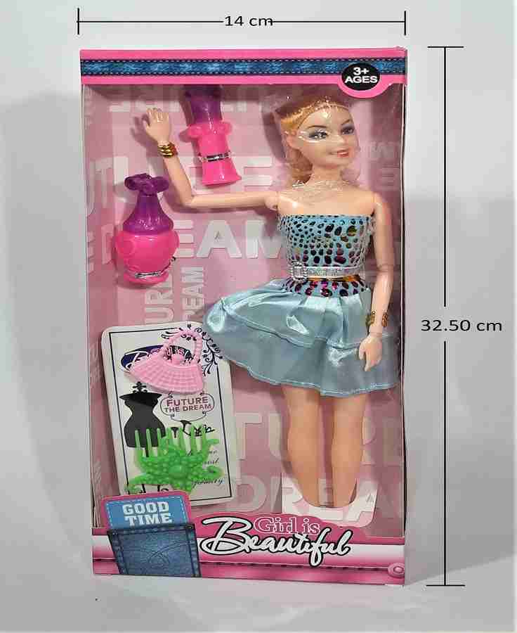 AS plastic Barbie Doll Play Set with Beautiful Dress