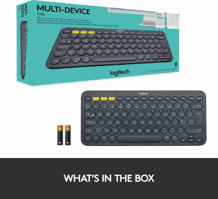 Logitech K380 Easy Switch for Upto 3 Devices Slim Bluetooth