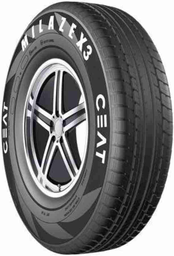 CEAT 155 80R13 MILAZE X3 TL 79T 4 Wheeler Tyre 155 80R13 Tube